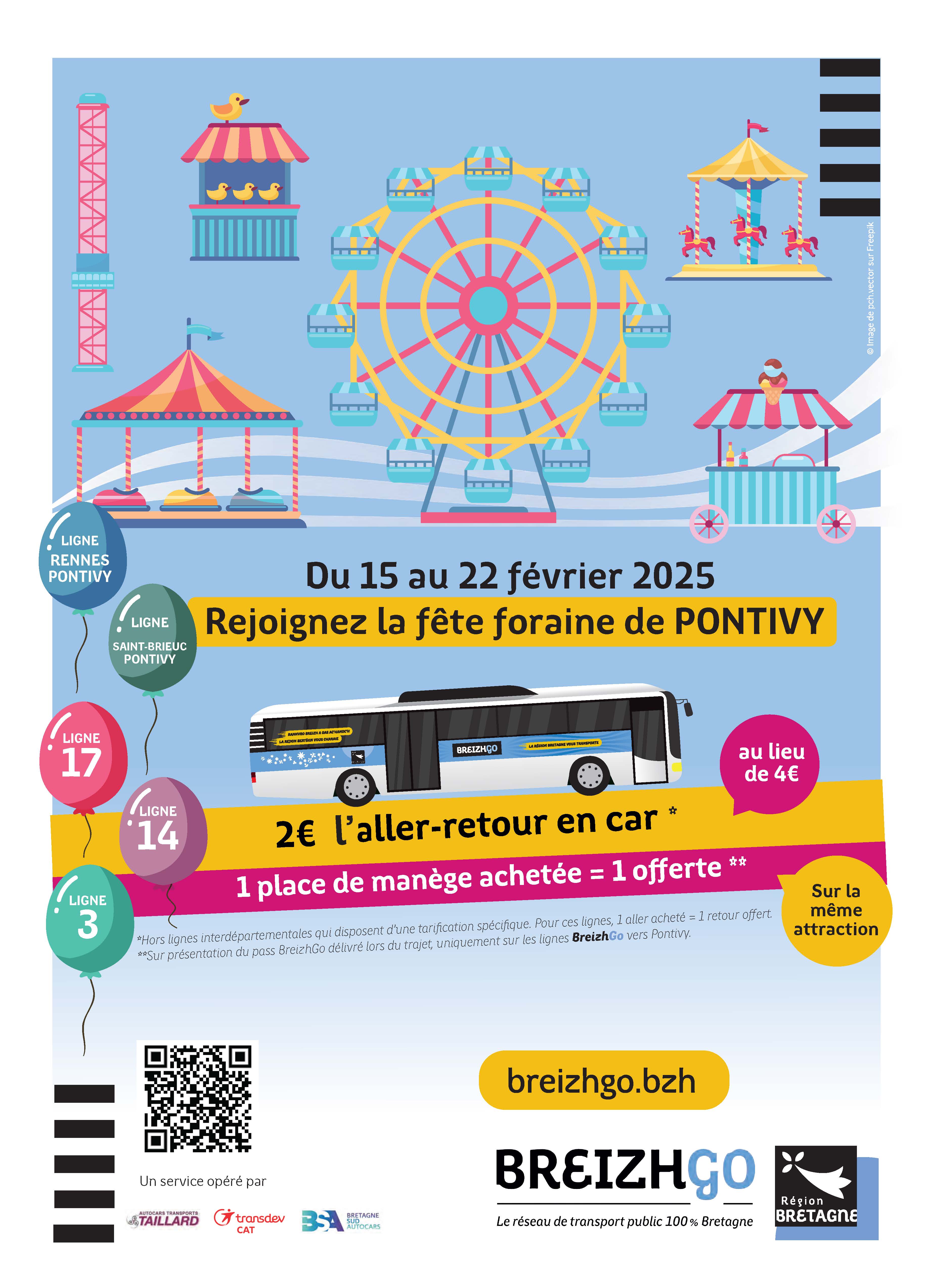 Offre BreizhGo - Fête foraine de Pontivy