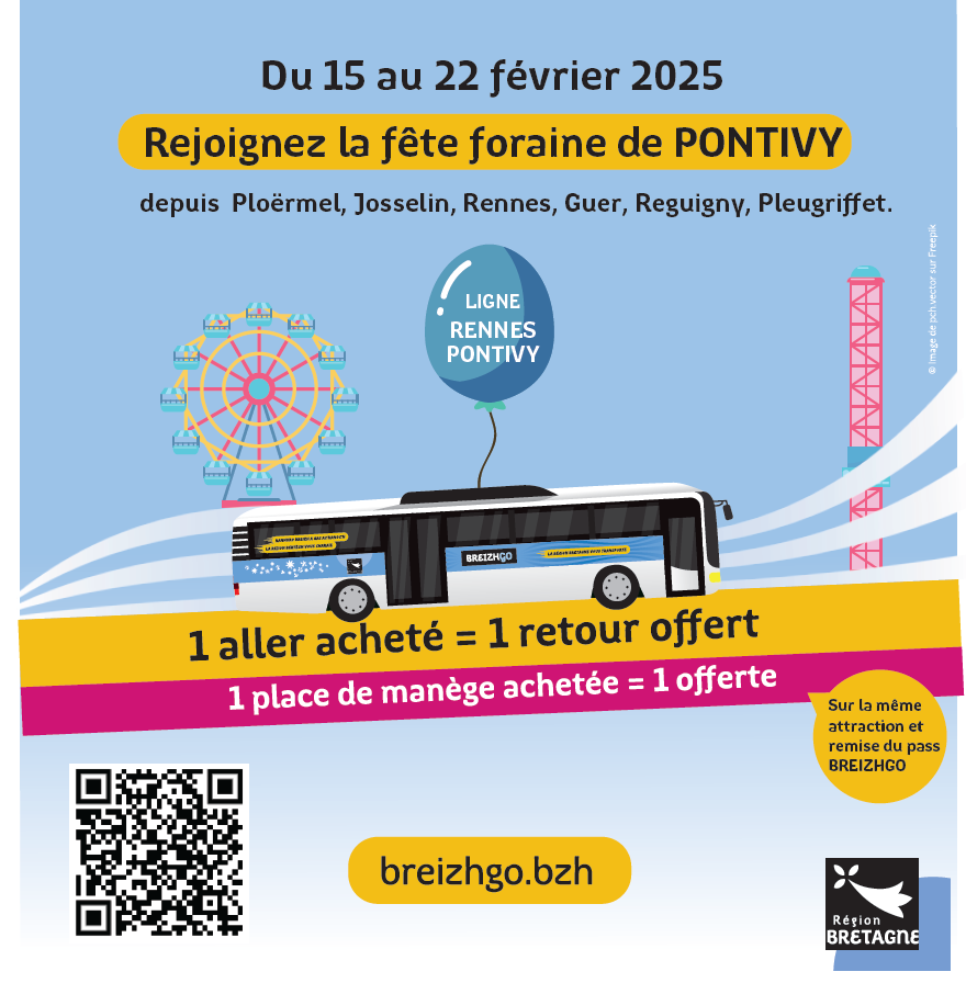 Offre BreizhGo - Fête foraine de Pontivy