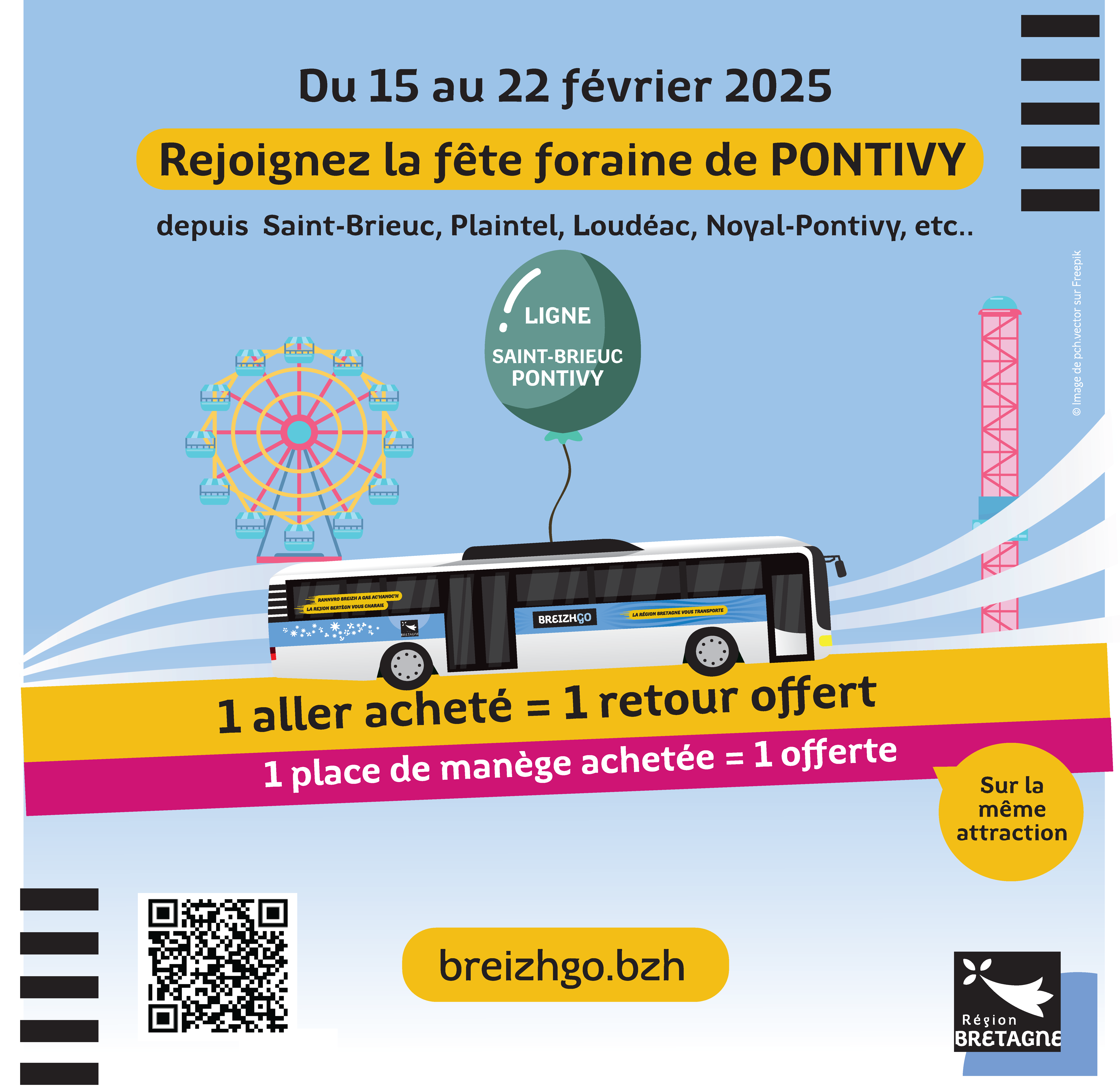 Offre BreizhGo - Fête foraine de Pontivy