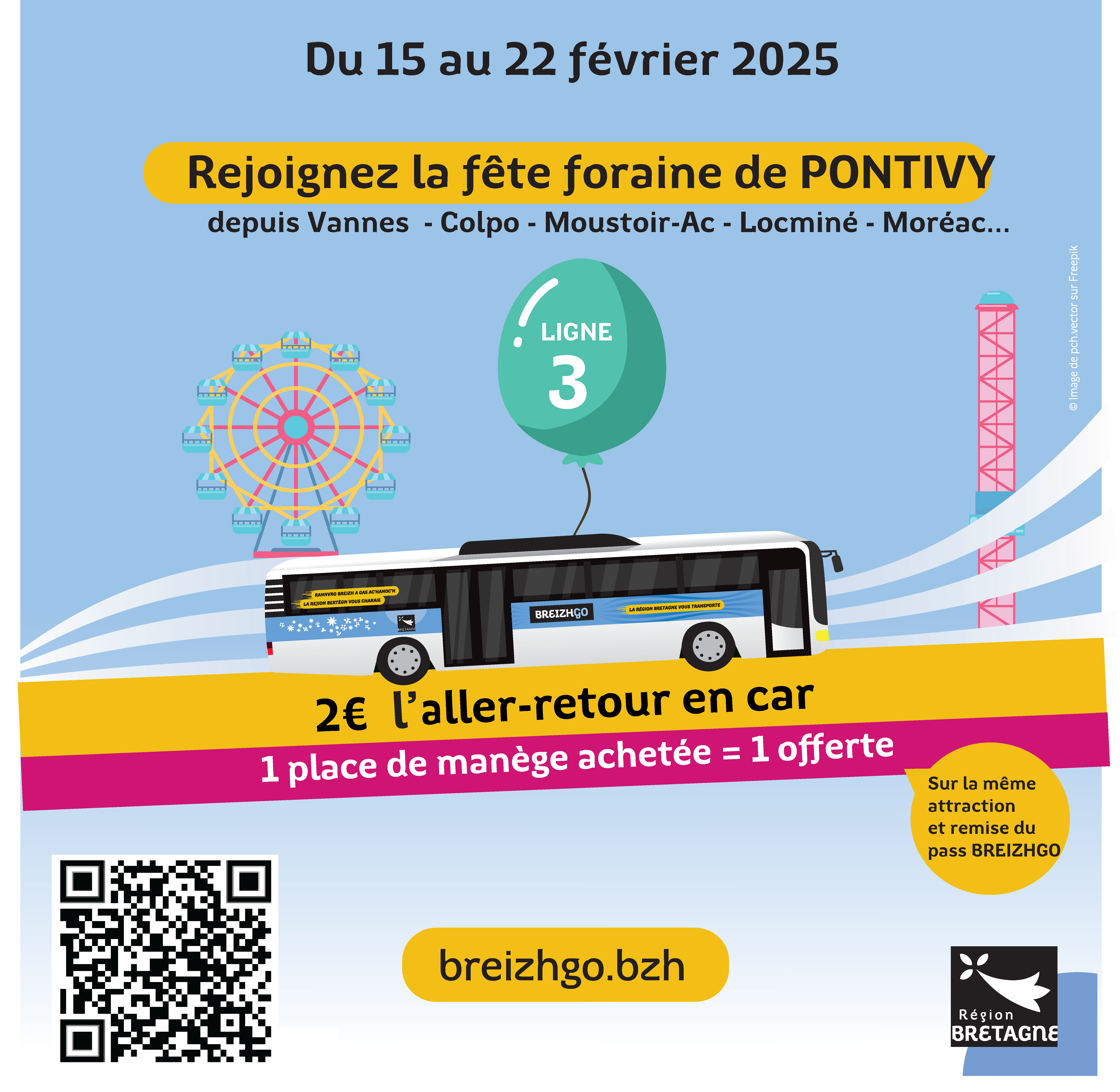 Offre BreizhGo - Fête foraine de Pontivy