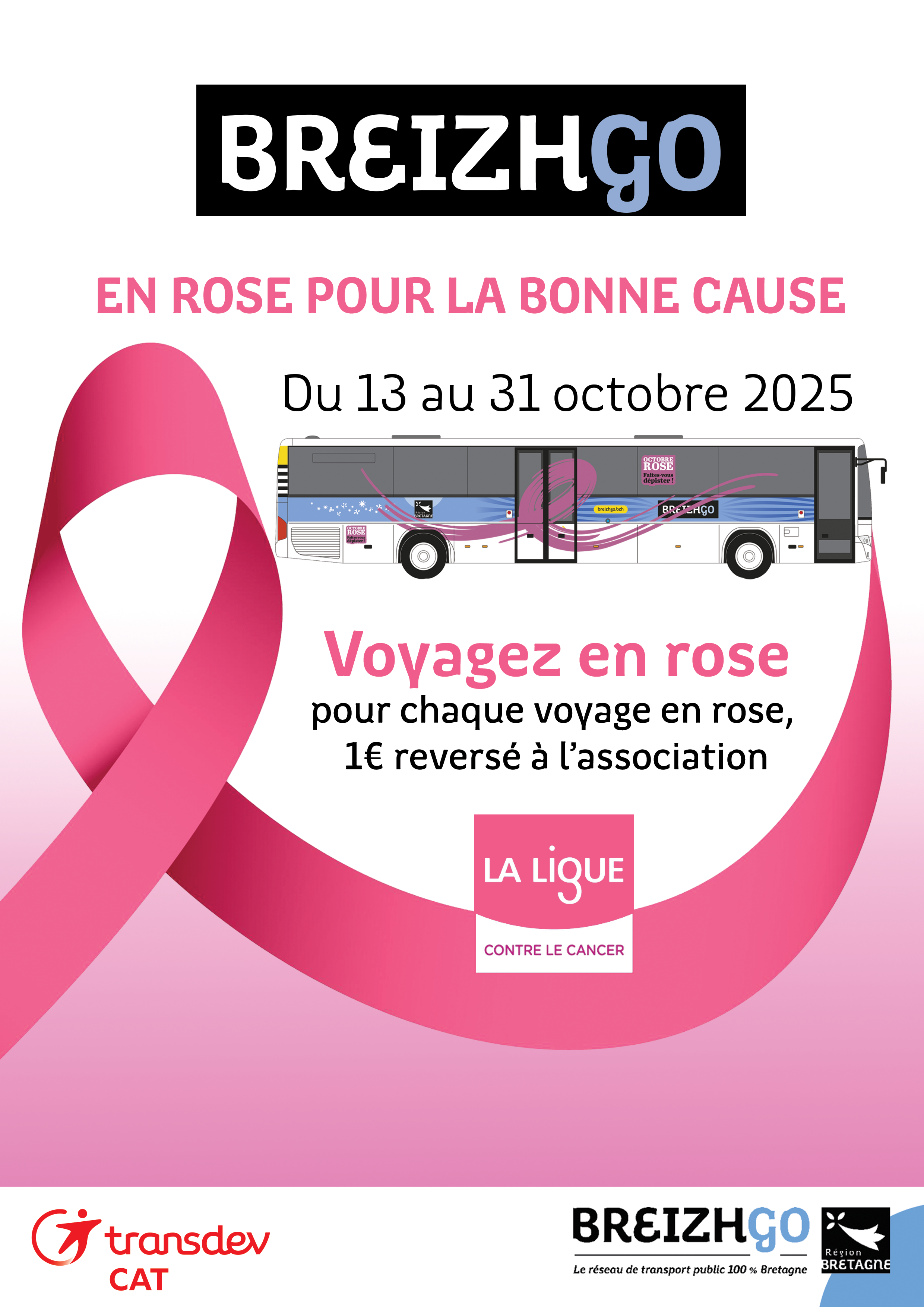 Affiche Octobre rose BreizhGo