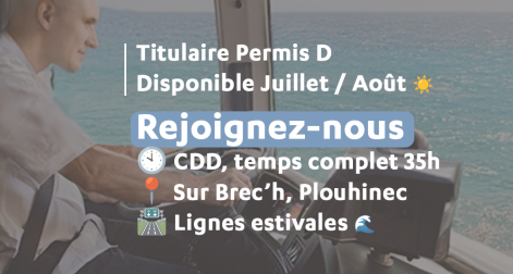recrutement navettes estivales